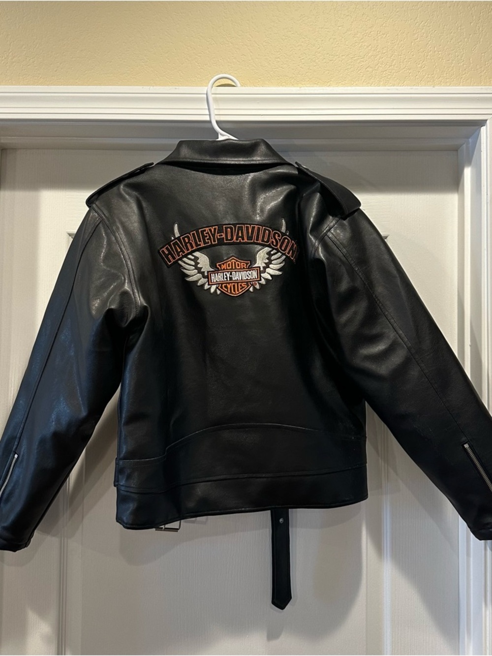 Vintage Harley-Davidson Black Leather Jacket